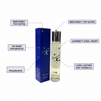 Immortal EDP Perfume for Women 50ml feature infographic with callout labels highlighting fragrance notes and key benefits