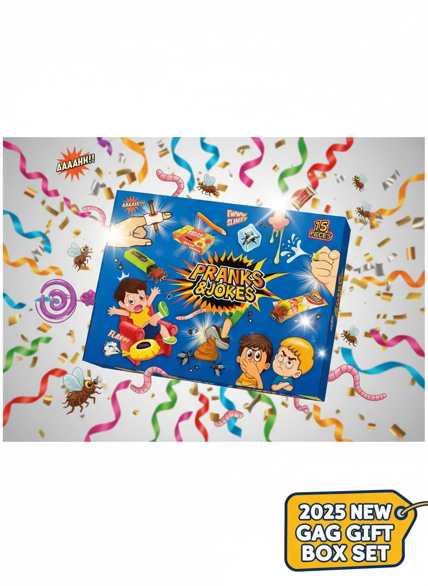Prank Toys Gag Gift Box - Novelty 15 Joke Set | Merthyr Tydfil | Why Not Shop Online
