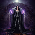 Wicked Costumes Women's 39" Ultra-Long Black Halloween Wig - Enchanting Length - Why Not Shop