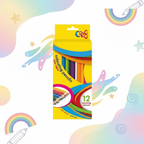 Cre8 colouring pencils 12 pack assorted colours product shot on white background