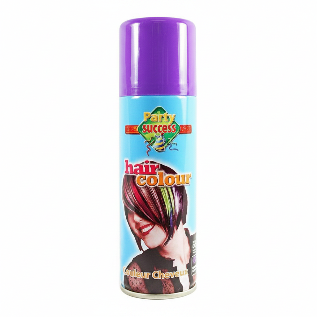 Party Success Purple Temporary Hair Colour Spray 125ml on white background - Amazon eBay hero shot
