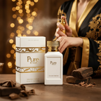 Fine Perfumery Pure Oud EDP spray displayed on luxury vanity table