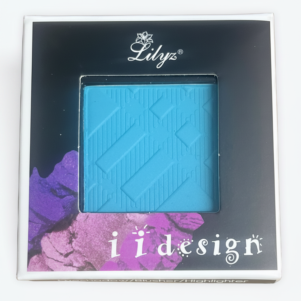 Lilyz Design Eyeshadow Mono Sapphire on a crisp white background – professional product shot