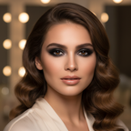 Beautiful smoky eye makeup created with Technic Black Eyeliner Pencil - finished look lifestyle image