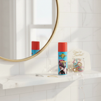 Party Success Red Temporary Hair Colour Spray - natural dressing table environment with window light