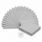 Unique 20 Pack Silver Luncheon Napkins 32.3cm fanned out on white background