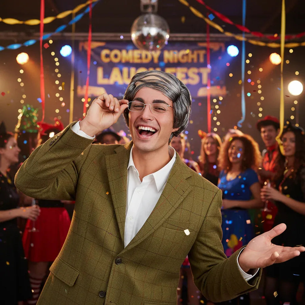 Wicked Costumes Baldy Comb-Over Wig | Mens Fancy Dress Hairpiece - Why Not Shop