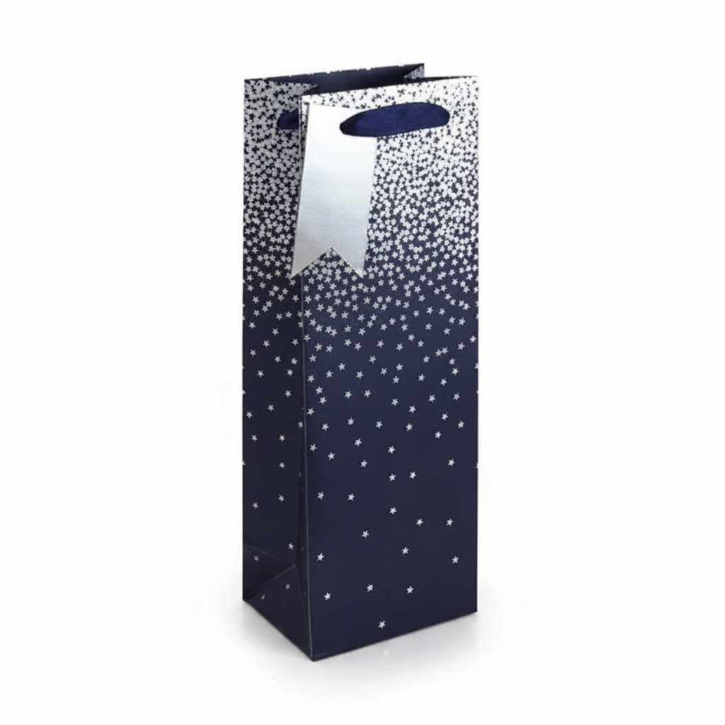 Navy Ombre Bottle Gift Bag