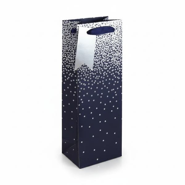 Navy Ombre Bottle Gift Bag