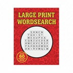 Large Print Wordsearch Book A4 60 Puzzles on a clean white background