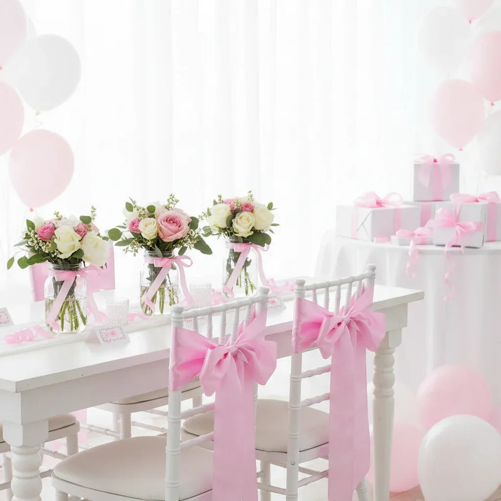 Eleganza Poly Ribbon 50mm x 91m (100yds) Classic Pink - Why Not Shop