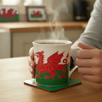 Welsh Dragon Mug & Coaster - Why Not Shop