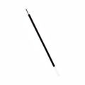 1920s black cigarette holder with silver tip, professional product shot on white background