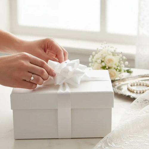 Eleganza Poly Ribbon 50mm x 91m (100yds) White - Why Not Shop