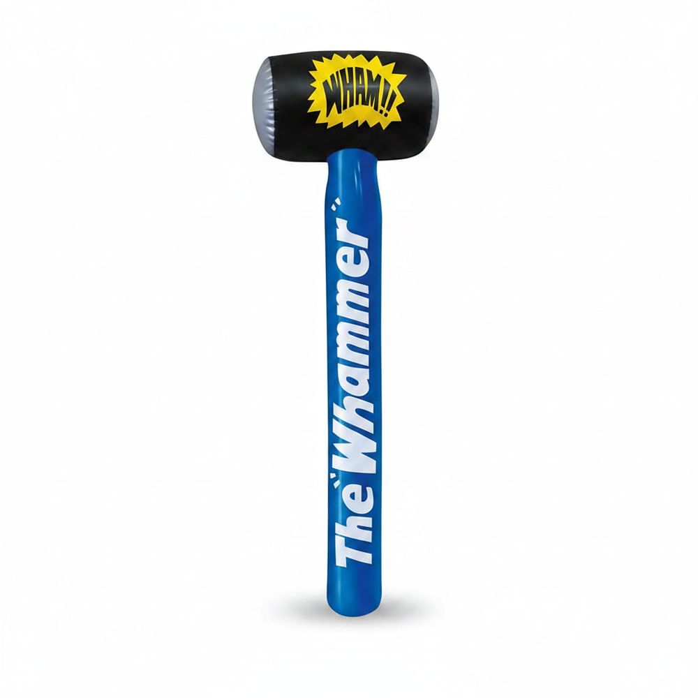 Inflatable Big Whammer Hammer 86cm on white background studio shot