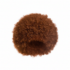 Unisex Giant Brown Afro Wig on a crisp white background, showing full volume and rich brown curls