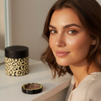 Beautiful bronzed complexion result from using W7 The Bronzer Matte Bronzing Powder Compact, natural matte sun-kissed finish on skin
