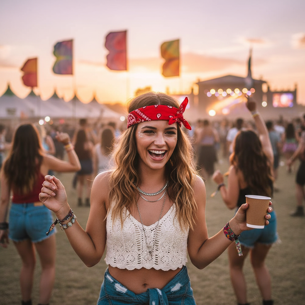 Wicked Costumes Red & White Paisley Cowboy Bandana – Fancy Dress Accessory | Merthyr Tydfil | Why Not Shop Online