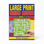 Large Print Criss Cross Book A5 - Book Numbers Vary