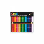Cre8 assorted colouring pencils set of 20 in packaging showing vibrant rainbow of colors