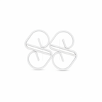 Unique Party 4 Pack Tablecover Clips on a clean white background