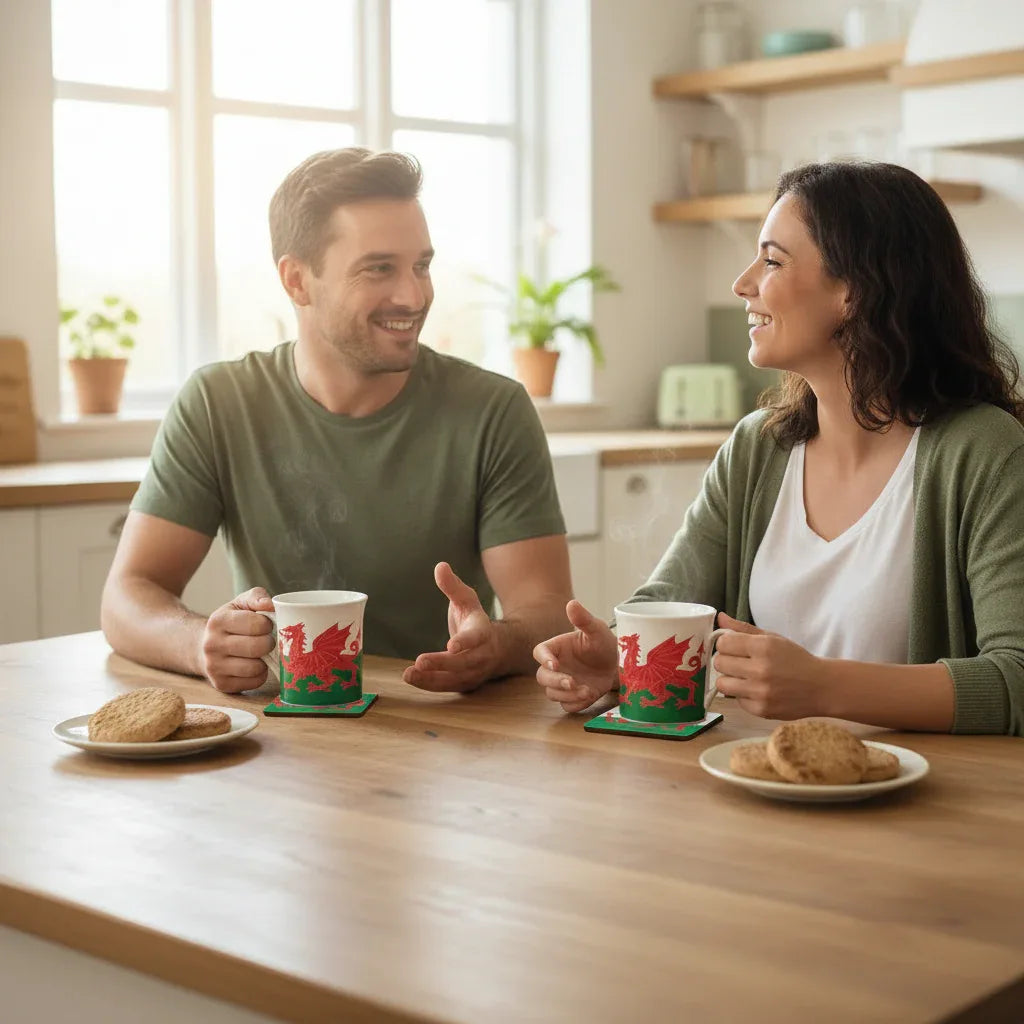 Welsh Dragon Mug & Coaster - Why Not Shop