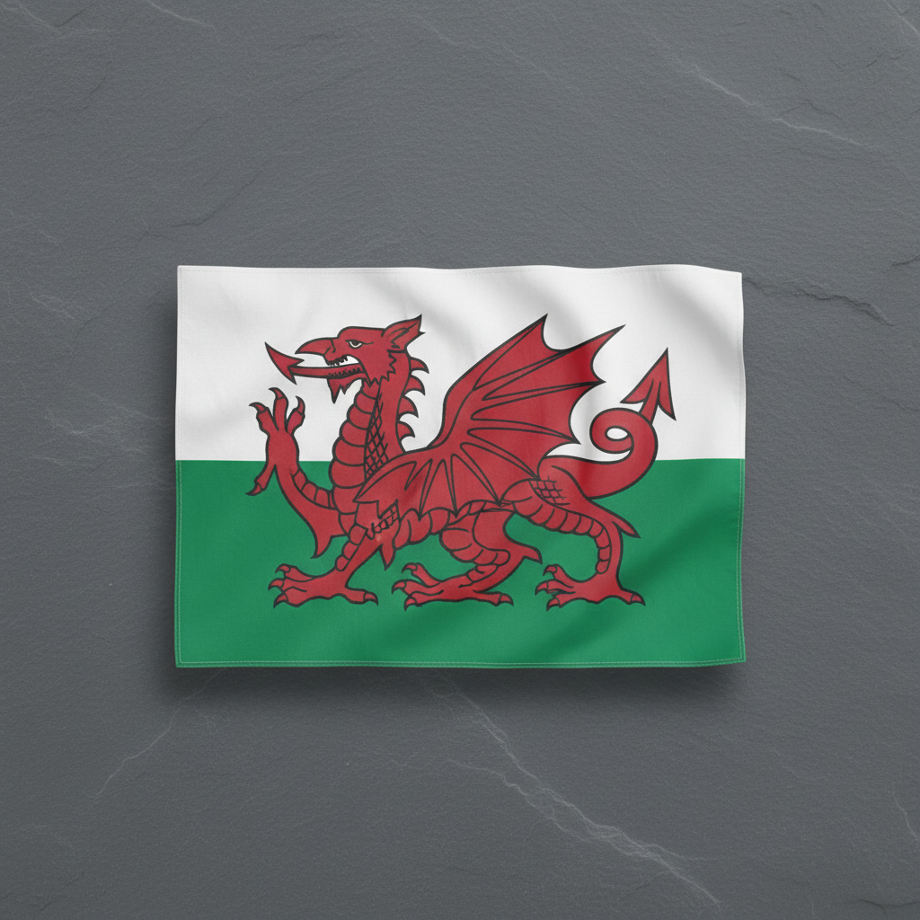 Welsh Flag, 5Ft X 3Ft, 152Cm X 91Cm, Polyester | Merthyr Tydfil | Why Not Shop Online