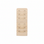 Adorn bra extension strap in nude cream beige with silver hooks on white background - Amazon eBay hero shot