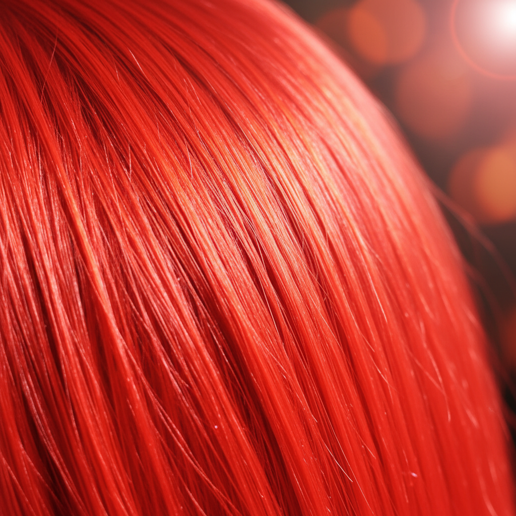 La Riche Directions Neon Red Hair Dye - Vivid Neon Red Hair Colour Result