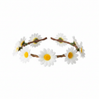 Good Quality Daisy Hairband on pure white background — studio hero shot, Amazon/eBay compliant