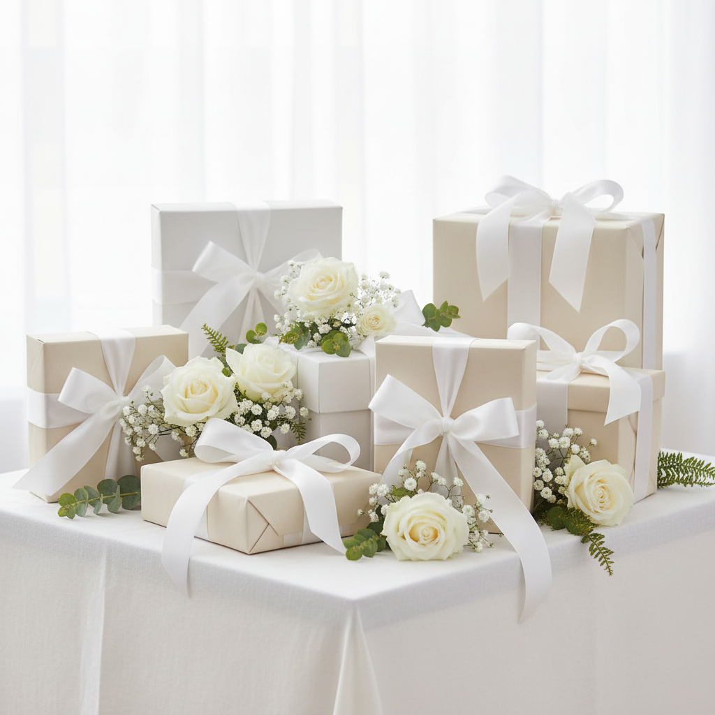 Eleganza Poly Ribbon 50mm x 91m 100yds White | Merthyr Tydfil | Why Not Shop Online