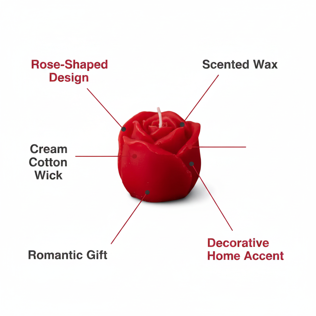 Scented Rose Candle