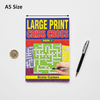 Large Print Criss Cross Book A5 - Book Numbers Vary
