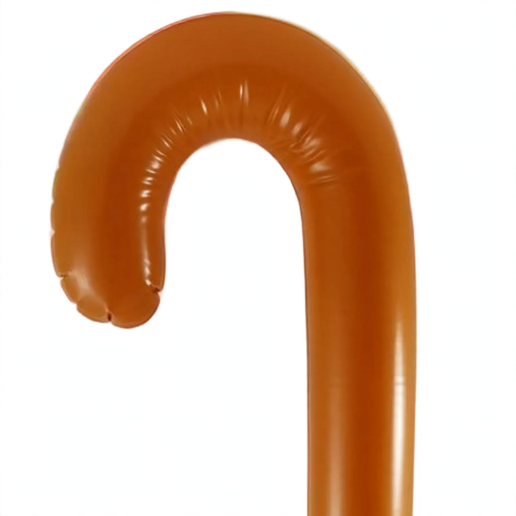 Close-up view of the Inflatable Walking Stick 90cm showing its shape and size