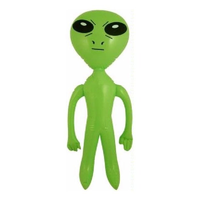 Inflatable Green Alien 64cm