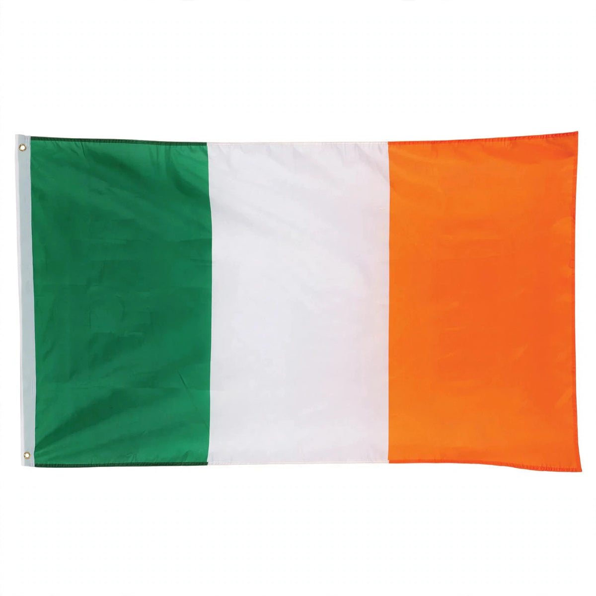 Ireland Flag 5ft x 3ft with green white and orange colours
