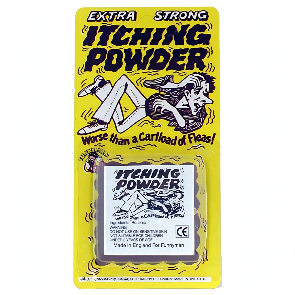 Itching Powder Prank novelty gag gift with classic itching powder formula