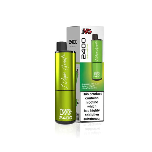 IVG 2400 Puff Disposable Vape in Lemon and Lime