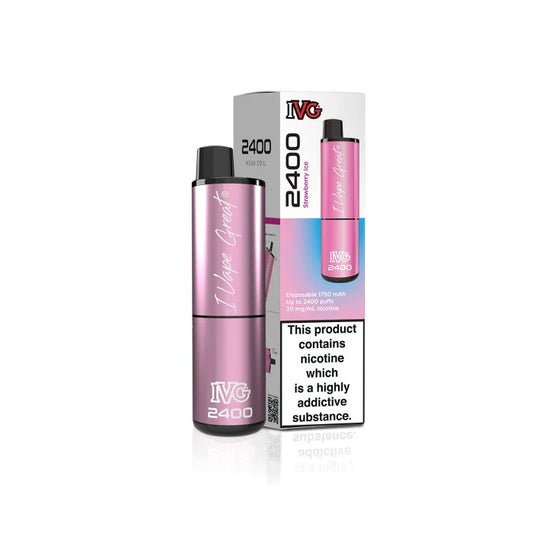 IVG 2400 Puff Disposable Vape Strawberry Ice