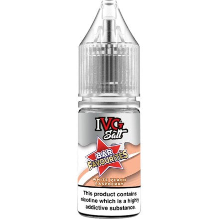 IVG Bar Favourites Nic Salt E-Liquid 20MG - White Peach Raspberry 10 ml