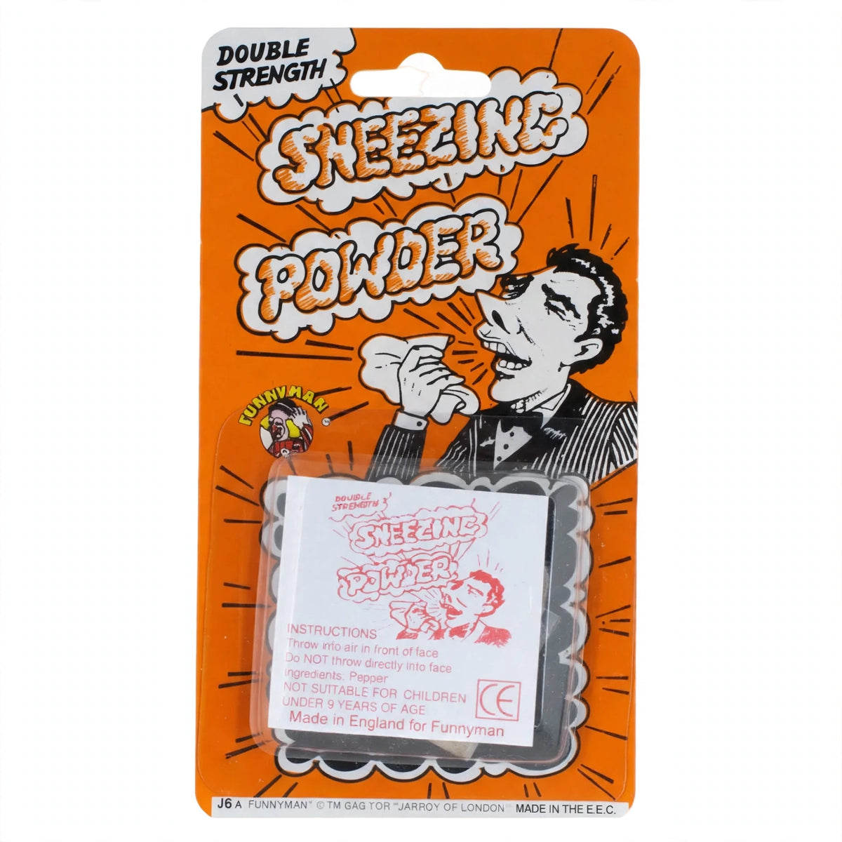 Joke Sneezing Powder in a small discreet packet by Funnyman Jokes