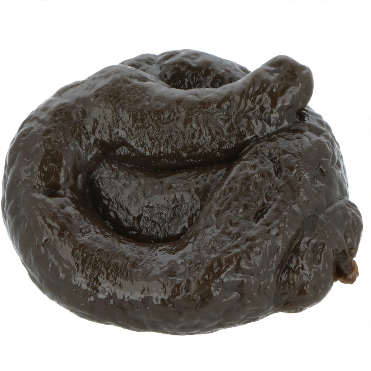 Close-up view of Joke Sticky Poo showing sticky base