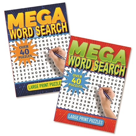 Mega Large Print Word Search Book