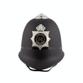 Kids police helmet costume accessory made of lightweight plastic sized for ages 3 and up