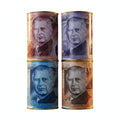 King Charles Money Saving Tin with banknote-inspired King Charles III designs