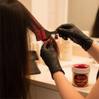 La Riche Directions Pillarbox Red Hair Dye - Application Shot