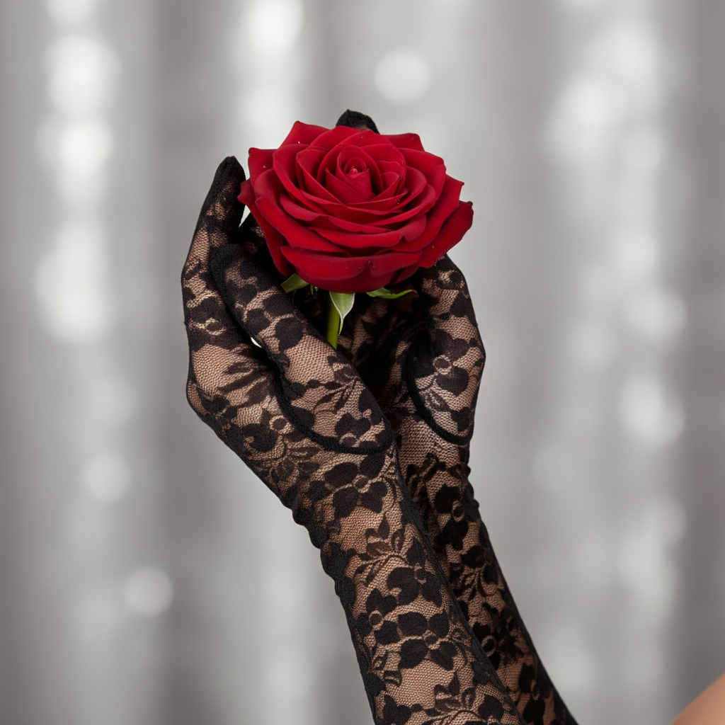 Ladies Long Black Lace Gloves | Merthyr Tydfil | Why Not Shop Online