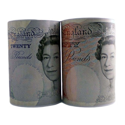 Large Money Coin And Notes Saving Tin