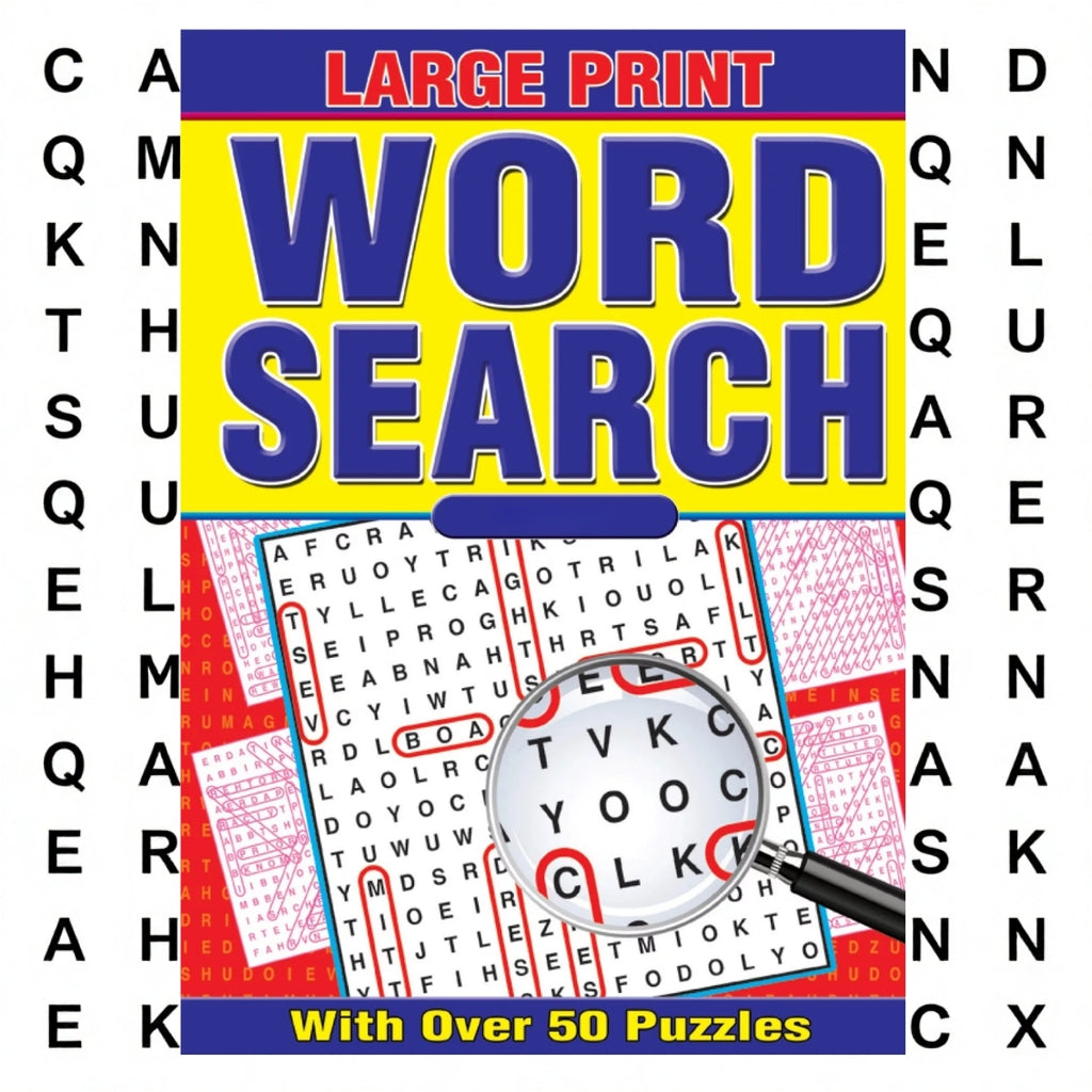 Large Print Wordsearch Book - Easy-Read Puzzles for All Ages