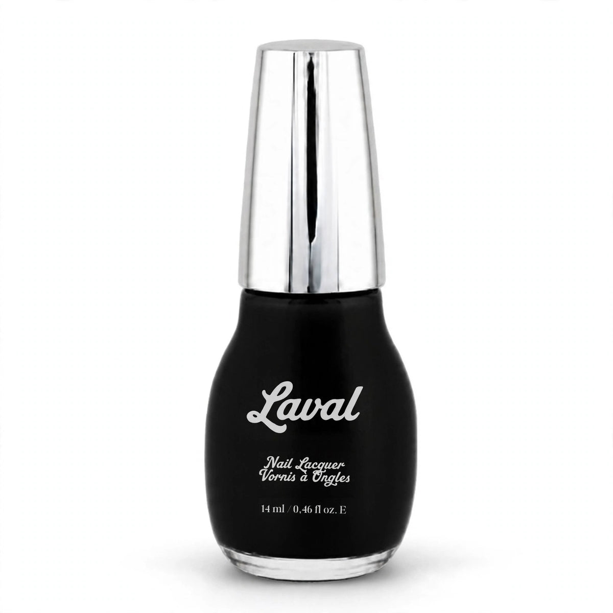Laval Crystal Finish Nail Polish in black with crystal effect